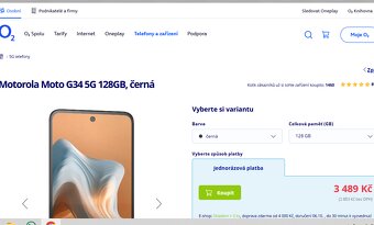 Motorola Moto G34 5G , NFC, 4+4GB/128GB - Nový - záruka - 4