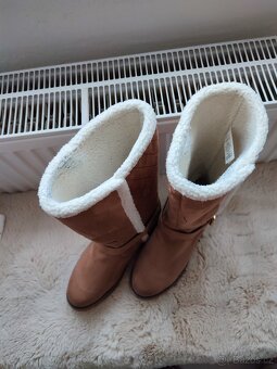 Dámské kozačky, zimní boty - 4