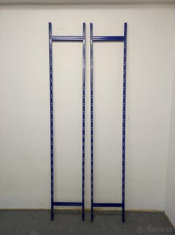 4-Policový regál 120x60 - výška 250 cm - 220 kg/polici - 4