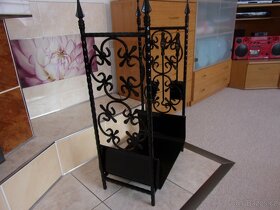 kovaný koš na dřevo - 4