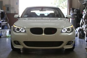 BMW Angel eyes bílé LED markery 10W Canbus - 4