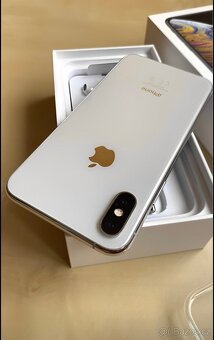 iPhone Xs Silver BATERIE 100% TOP - 4