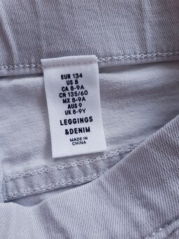 JEGÍNY • NATAHOVACÍ DŽÍNY • SKINNY KALHOTY • H&M vel. 134 - 4