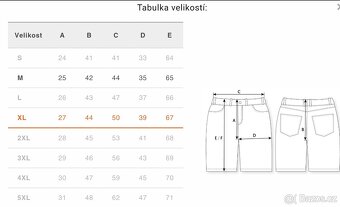N.O.V.É pánské tříčtvrťáky UNCS vel. XL - 4