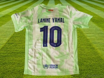 dres Lamine Yamal #10  FC Barcelona Travis Scott green - 4
