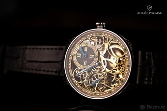 Exkluzivní starožitné skeletové hodinky OMEGA 1915 - 4