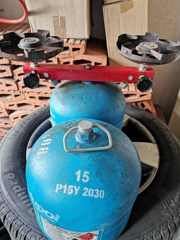 PB vařič + 2x 2kg propan butan lahev - 4