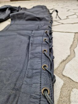 Kožené šněrovací kalhoty Polo 2XL-49x89x117x20 cm - 4