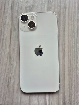 Iphone 14 bílý 128Gb TOP stav - 82% baterka - 4