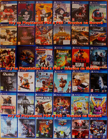 Hry na Playstation PS4+PS5 seznam rozdělen na 3 inzeráty - 4