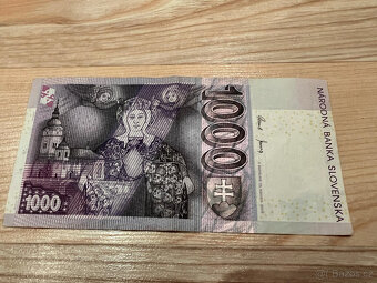 Slovenské bankovky 1000 SK so znakom - 4