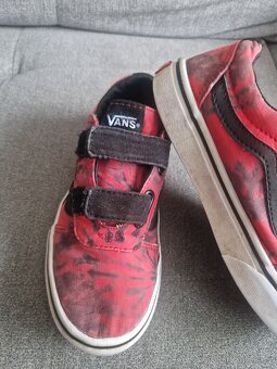 Tenisky Vans vel 32 pěkný stav na suchý zip - 4