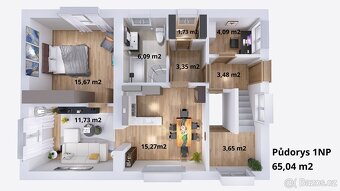 Prodej rodinného domu 130 m2, pozemek 693 m2, Veleň u Prahy - 4