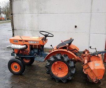 Malotraktor Kubota - s kypřičem - 2válcový diesel - vývodový - 4