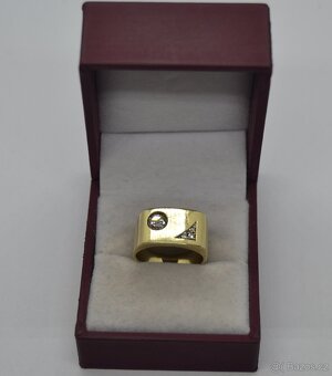 Zlatý prsten s briliantem 0.50 CT - 4