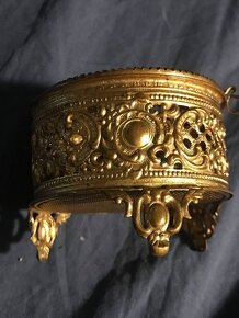 starožitná krabička na šperky drobnosti r.1900 - 4