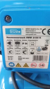 Domácí vodárna GÜDE HWW 3100K - 4