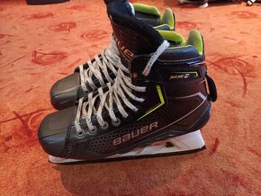 Brankářské brusle Bauer PRO, vel.6.5 (délka) a Fit 1 (šířka) - 4
