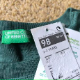Dětské tričko zn. Benetton, vel. 98 - krásné tmavě zelené - 4