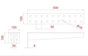 Podpěry pro rozšíření plochy svařovacího stolu - 4