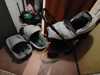 Prodam kočárek dvojkombinace plus vajíčko - 4