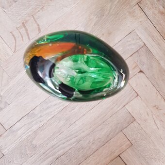 Váza hutní sklo - 4