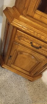 Rustikální rohový příborník, masív, Nábytek s příběhem - 4