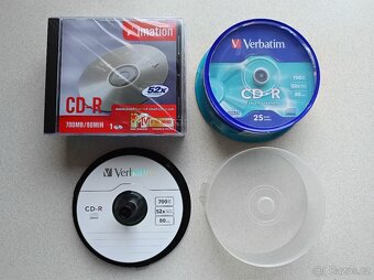 NOVÁ, nerozbalená CD-R a CD-R a DVD-RW. I jednotlivě. - 4