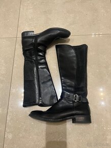 Kozačky kožené Caprice "jezdecké" vel. 39 - 4