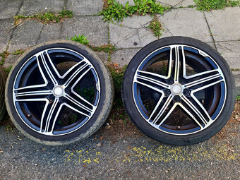 Alu disky MAM 11 8x18" ET42 5x112 s pneu pro VW, Audi... - 4