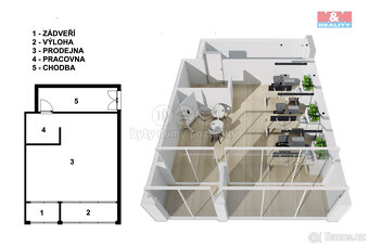 Pronájem obchodního objektu, 41 m², Rychnov nad Kněžnou - 4