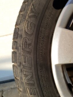 Orig alu kola škoda 185/60 R 14 Michelin 5x112 ET43 - 4