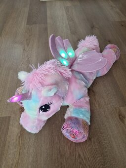 Plyšový jednorožec 60cm - svítí a hraje - 4