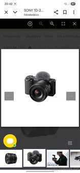 Objektiv SONY E PZ 10 - 20 mm F4 g - 4