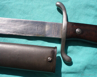 Argentinská vojenská mačeta/tesák M1909 - 4