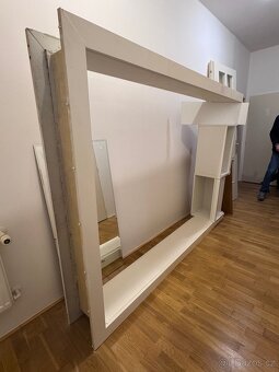 Francouzské dveře z masivu s rámem - 4