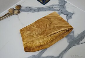 Olivové prkénko nepravidelné 290 x 150 x 21 mm - 4