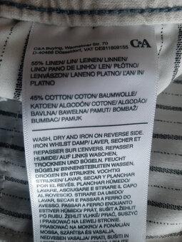 Dámské kalhoty šedomodré C&A2 - 4