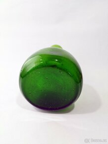 Váza zelená s bublinkami - 4