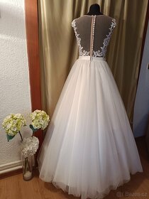 Svatební šaty vel.38 - 4