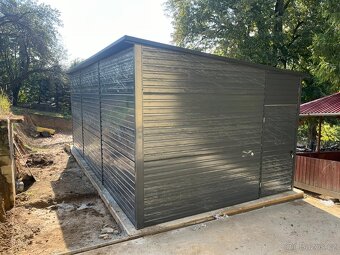 Plechová garáž 3,5x6m - 4
