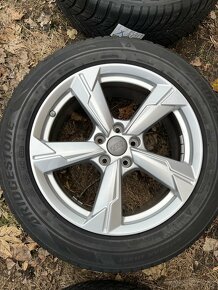 Prodám alu Audi 5x112 r18 zimní pneu 235/55/18 - 4