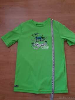 Olaian surf vodní tričko 110/116 zelené decathlon - 4