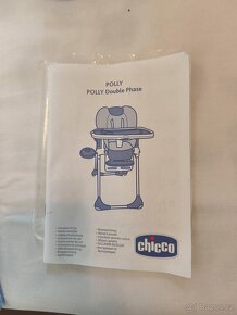 Polohovací dětská jídelní židlička Chicco Polly - 4