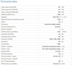 Tepelné čerpadlo Mitsubishi Ecodan 6 kW, NOVÉ - 4