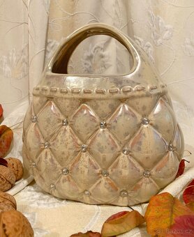 Vintage váza z kolekce Venezia, kabelka (taštička) - 4