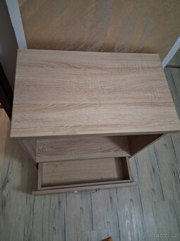 Skřínka se zásuvkou dub 85x65x40 - 4