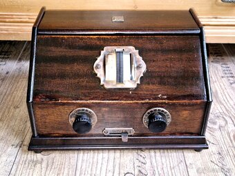 Starožitné rádio Telefunken 4A, rok 1928, Německo - 4