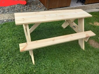 Dětský pivní set sezení lavička. - 4