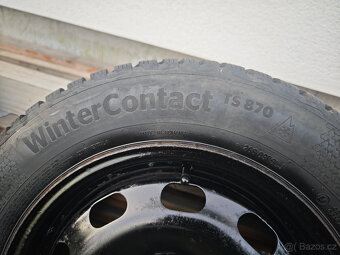 Zimní pneu Continental 195/65 R15 včetně disků a rezervy - 4